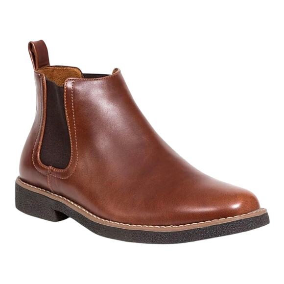 Deer Stags Other - Deer Stags Men's Rockland Memory Foam Chelsea Boots Brown Size 8